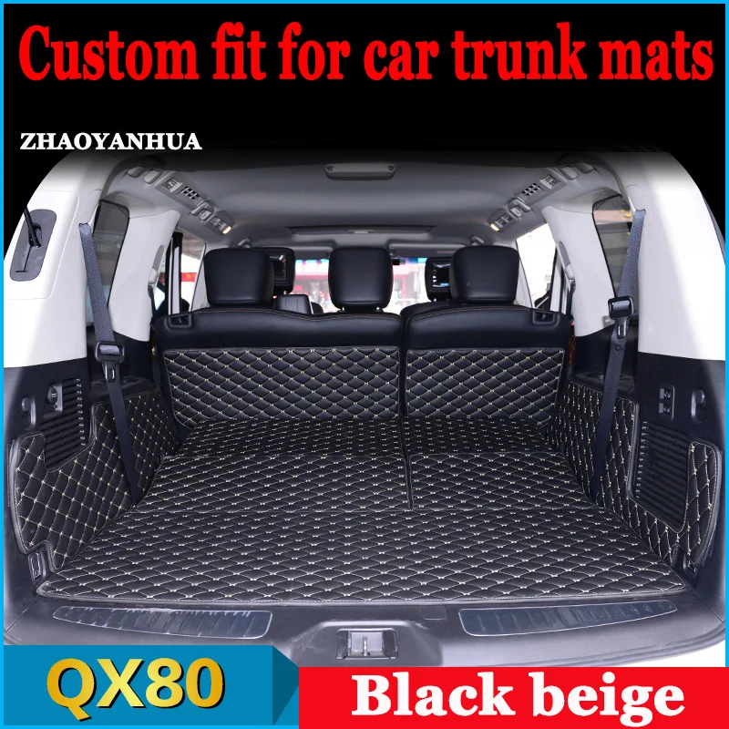 

ZHAOYANHUA Custom fit car Trunk mats for Toyota Camry Corolla RAV4 Prius Highlander Sienna zelas verso 5D carpet liner