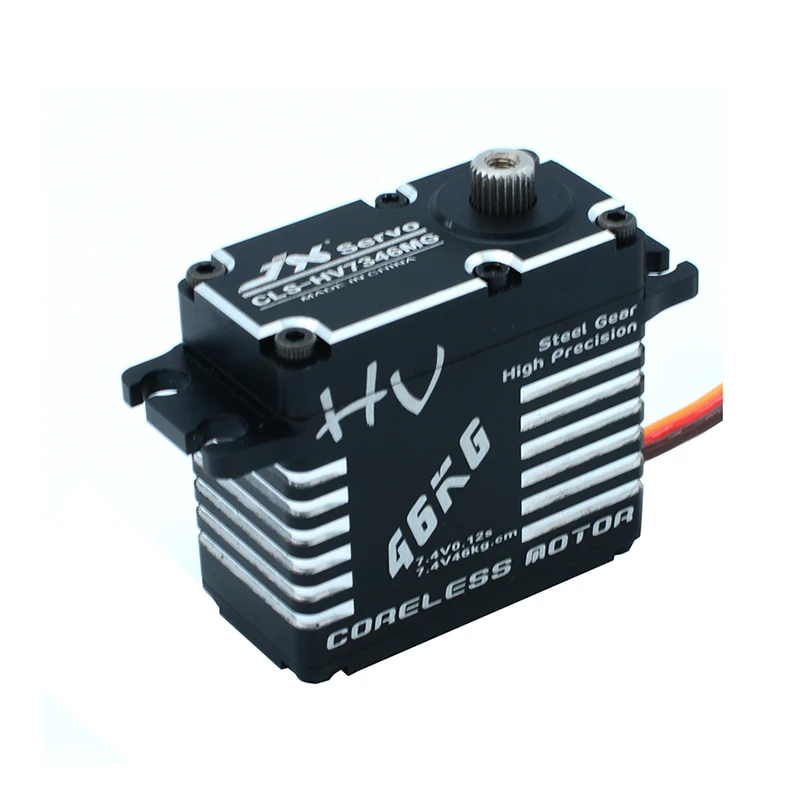 JX сервопривод CLS HV7346MG 46 кг высокоточная стальная шестерня полный ЧПУ цифровой для
