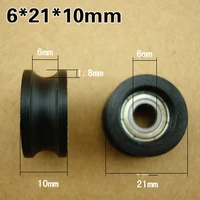 u shaped groove pulley nylon bag groove of the rubber note moving plastic doors and windows