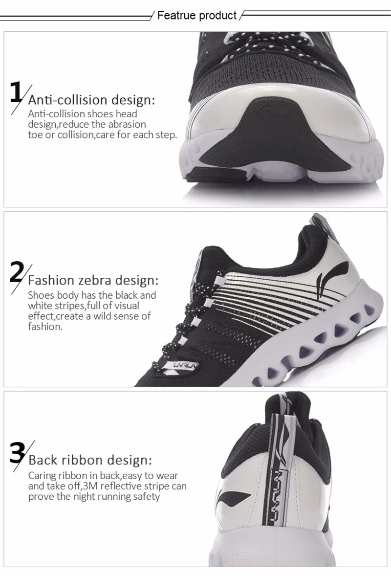Li Ning/Новое поступление; классические кроссовки серии Arc; Мужская дышащая Спортивная обувь на подушке; кроссовки; ARHM009