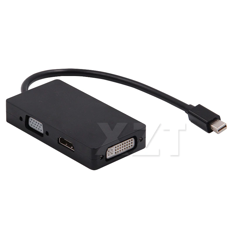 PZ 1 шт. адаптер Mini Displayport кабель конвертер DP к HDMI VGA DVI Для iMac Apple MacBook Pro Air 3 в 1080P