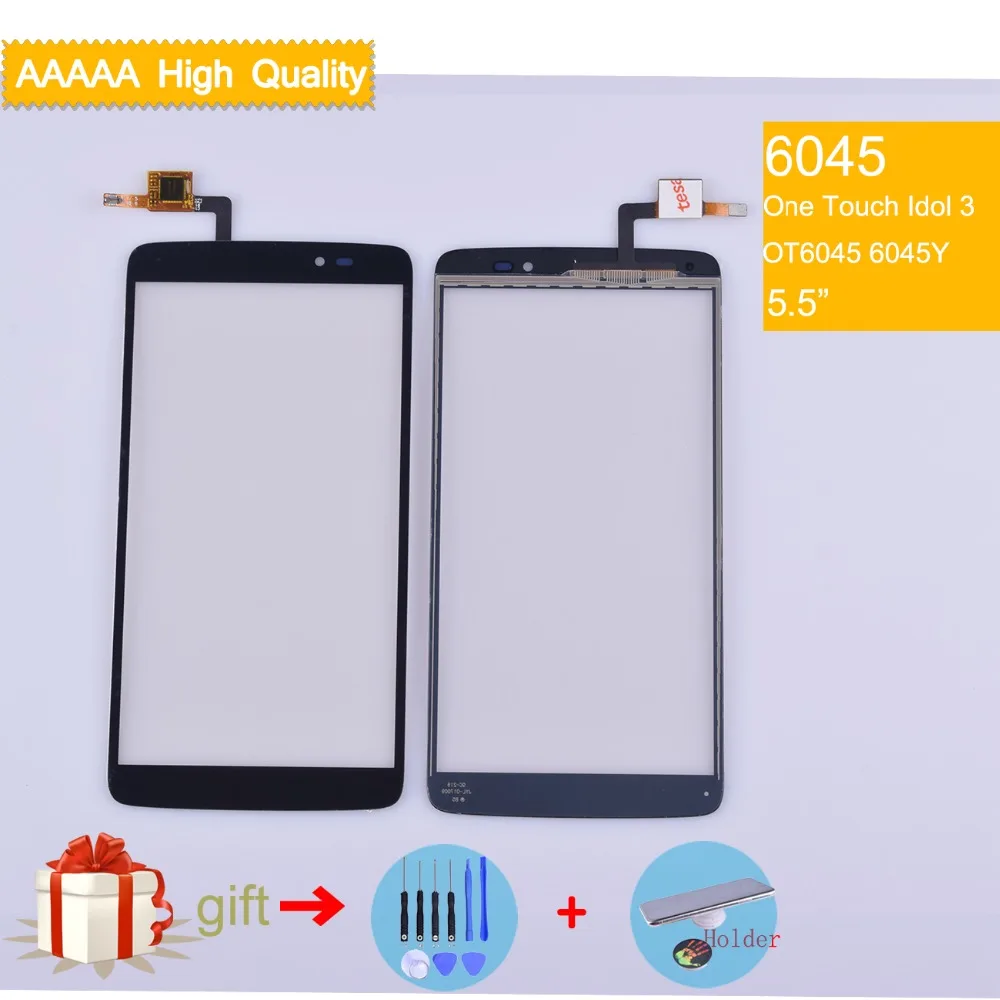 Для Alcatel One Touch Idol 3 6045 OT6045 6045Y сенсорный экран Переднее стекло дигитайзер панель