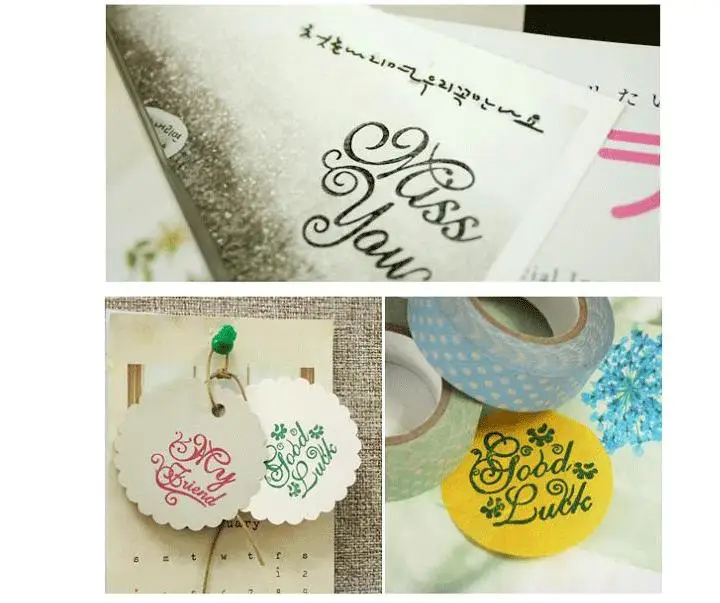 Печать для благословения слов/печать слов/украшение Кофейни/детский подарок|word