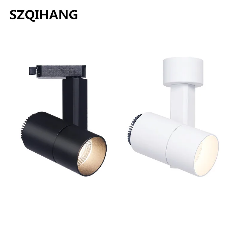 

20W COB LED Track Lighting Aluminum rail lamp spotlight iluminacao for Clothing Exclusive Shop lighting Led Surface Mounted Lamp