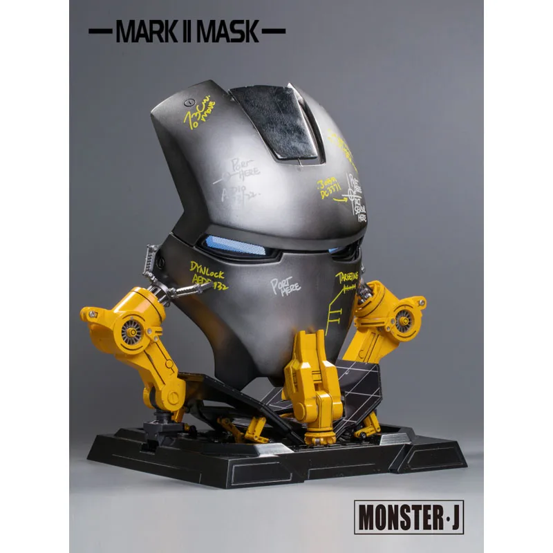 Книга Монстр · J Железный человек MK2 маска сплав 1/1 лицо платформа коллекционные вещи