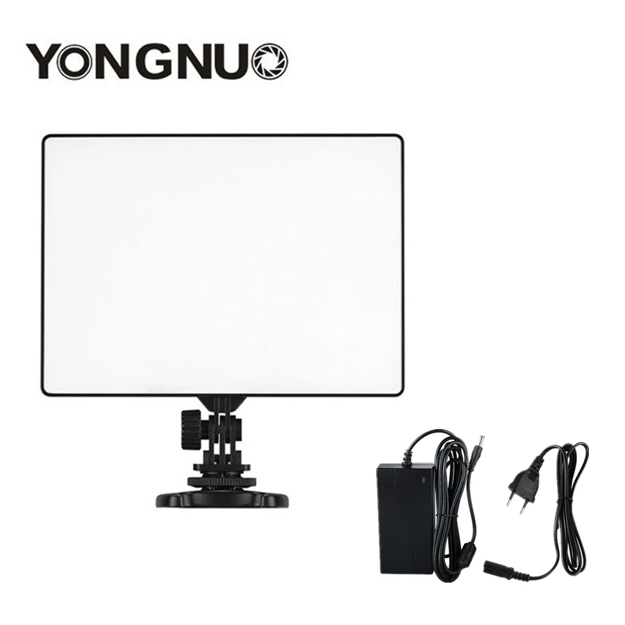 Светодиодная лампа для видеосъемки YONGNUO YN300 воздуха YN-300 air Pro светодиодный Камера видео светильник для студийной фото-светильник+ AC Мощность адаптер зарядное устройство для цифровой зеркальной камеры Canon Nikon