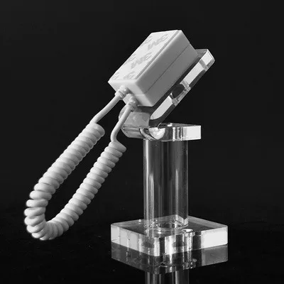 

100pcs/lot Acrylic Display Stand Cell Phone Anti-theft Display Holder Mobile Rack for Retail Store Security Exhibition