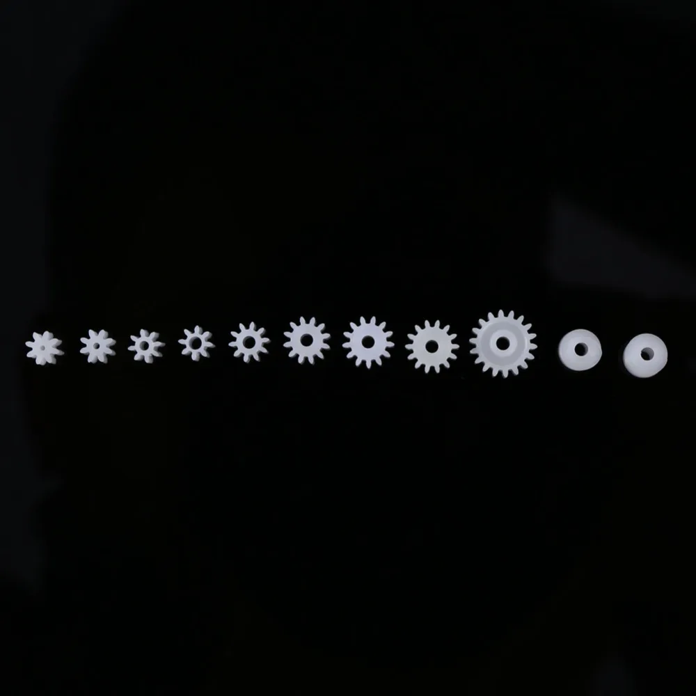 11 шт./лот пластиковая Шестерня шпинделя червячного редуктора для самолета