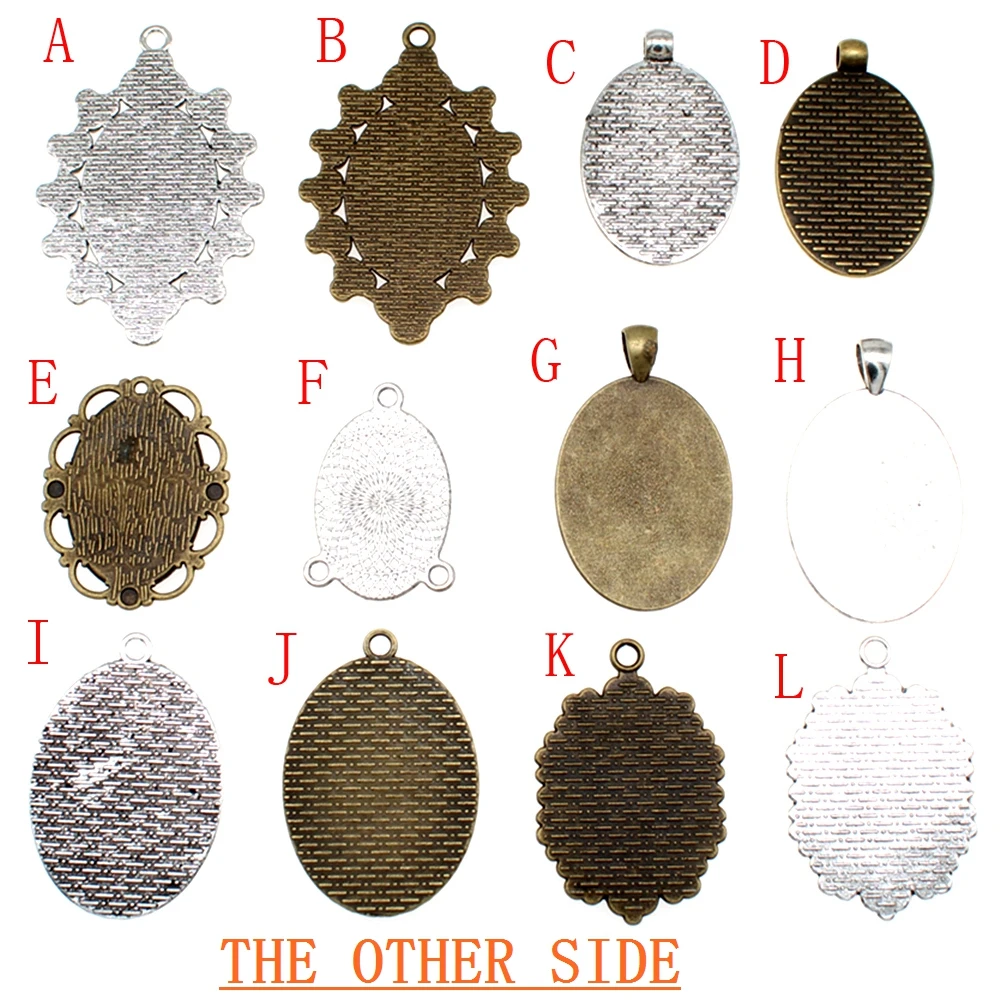 Подвеска для украшений сделай сам круглая стеклянная основа кабошона 5 штук 20 х30