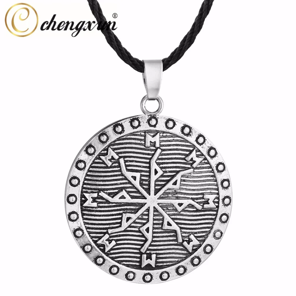 Чэнсюнь Норвегия колье с кулоном в стиле викингов для мужчин мальчиков Vegvisir