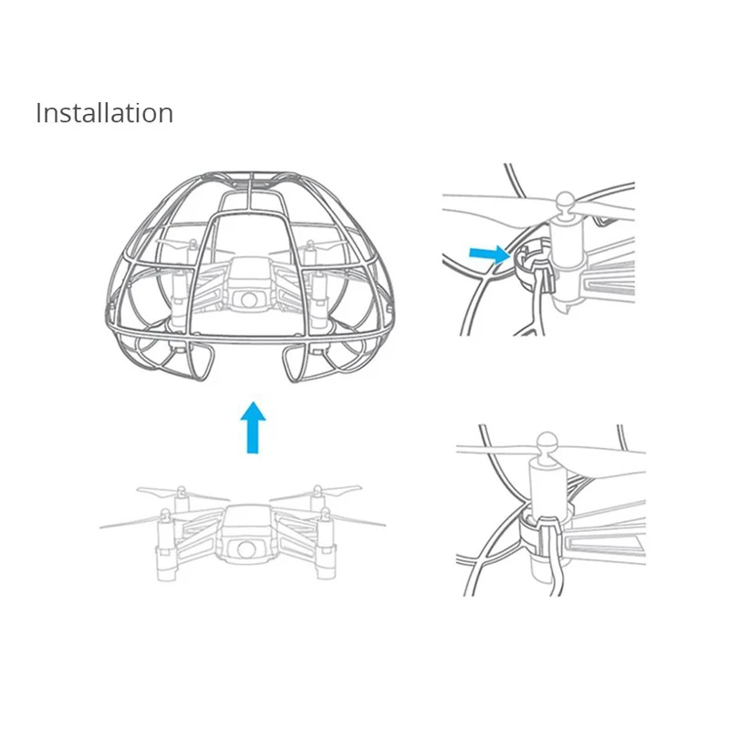 Защитная клетка PGYTECH Tello PA защита на 360 градусов для квадрокоптера DJI оригинальные