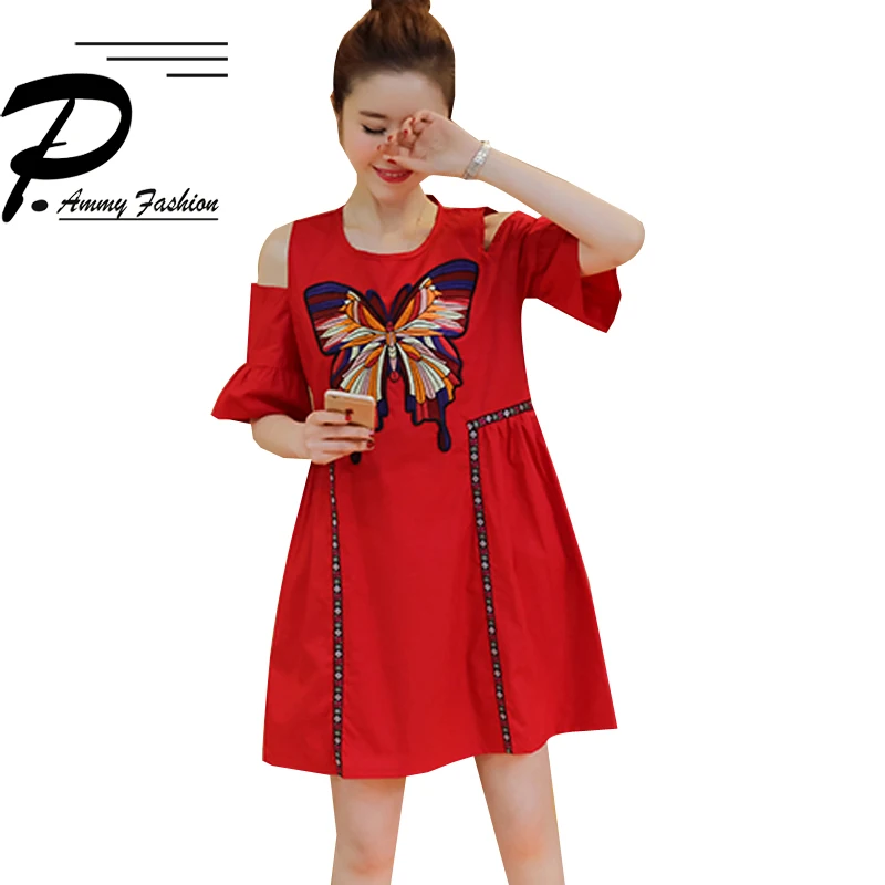 Большой размер женское лето 2019 Новое вышитое без бретелек льняное