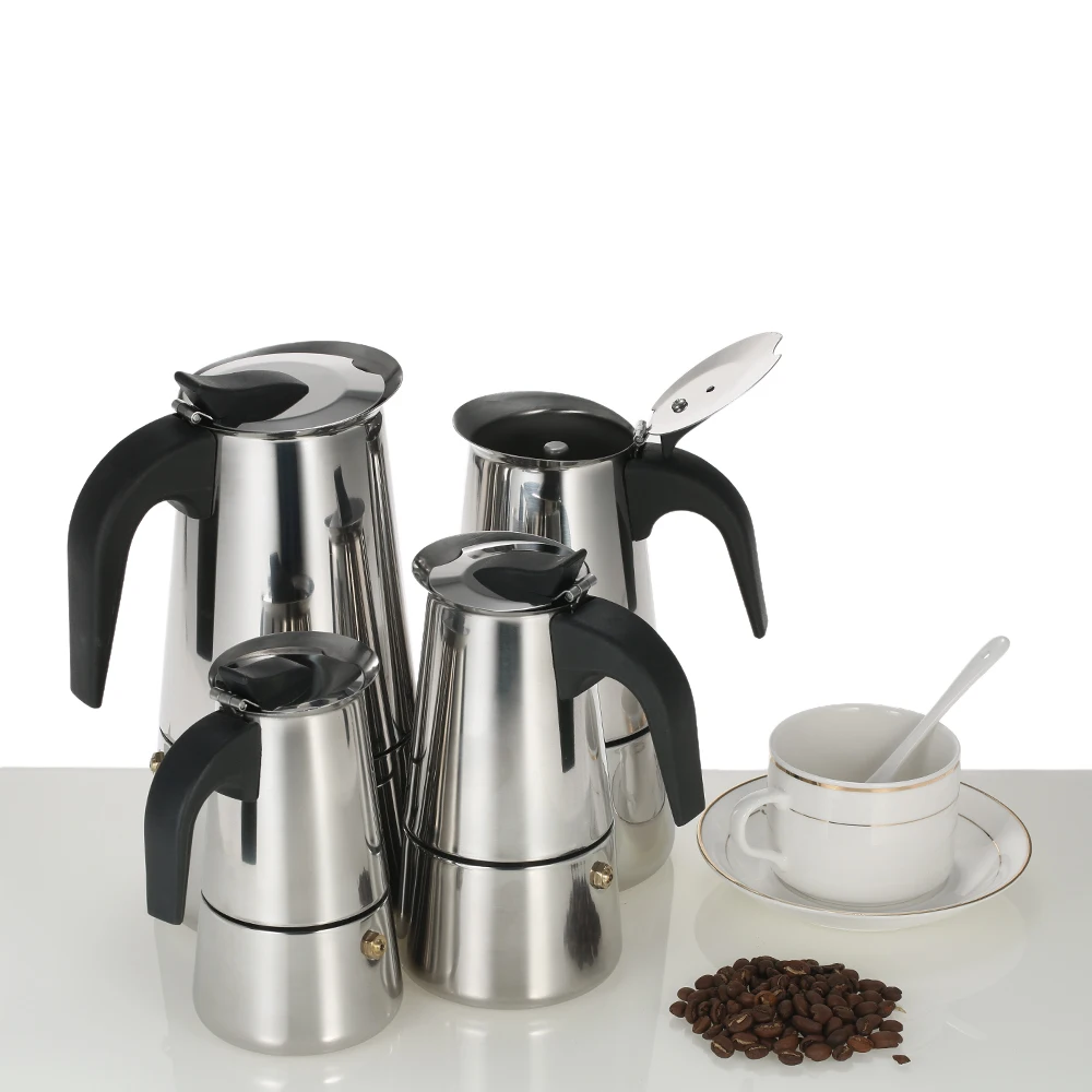 450 мл/300 мл/200 мл/100 мл кофеварка эспрессо Percolator Кофеварка Mocha Pot для использования