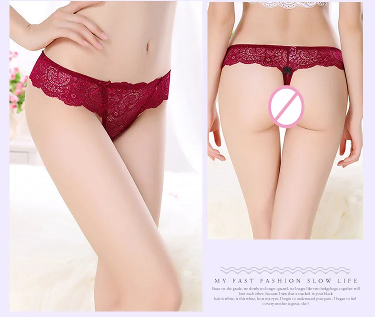 Sexy Thongs Lace Panties Women's Underwear Briefs Soft Girls Sheer Transparent Gallon & Tangas G-string | Женская одежда