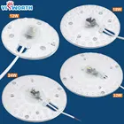 Светодиодный светильник 12 Вт, 18 Вт, 24 Вт, 32 Вт, SMD2835, светильник для шкафа, круглый корпус, простая установка, потолочный светильник с проводом, четыре размера, светодиодный прожектор