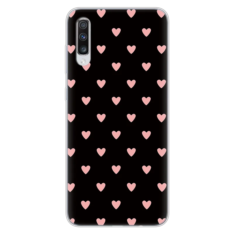 duoaxhei Чехол для телефона с изображением цветов для samsung Galaxy A70 Funda 6,7 дюймов, мягкий силиконовый чехол из ТПУ для samsung A70 A 70, прозрачный чехол - Цвет: duoaxhei