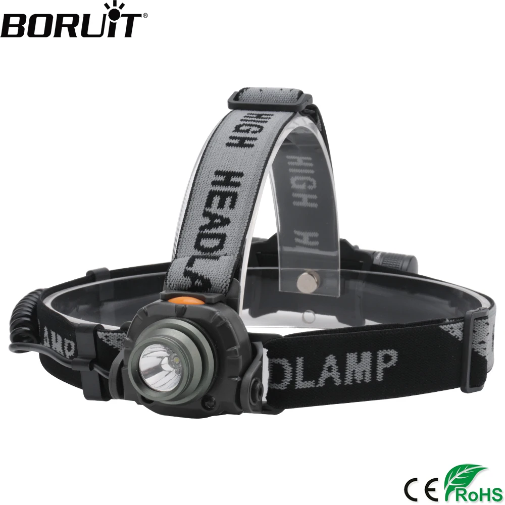 BORUiT 2000LM XPE светодиодный индукционный головной светильник, белый светильник, 18650 аккумулятор, налобный фонарь с ИК-датчиком, Головной фонарь для кемпинга, рыбалки, мигающий светильник