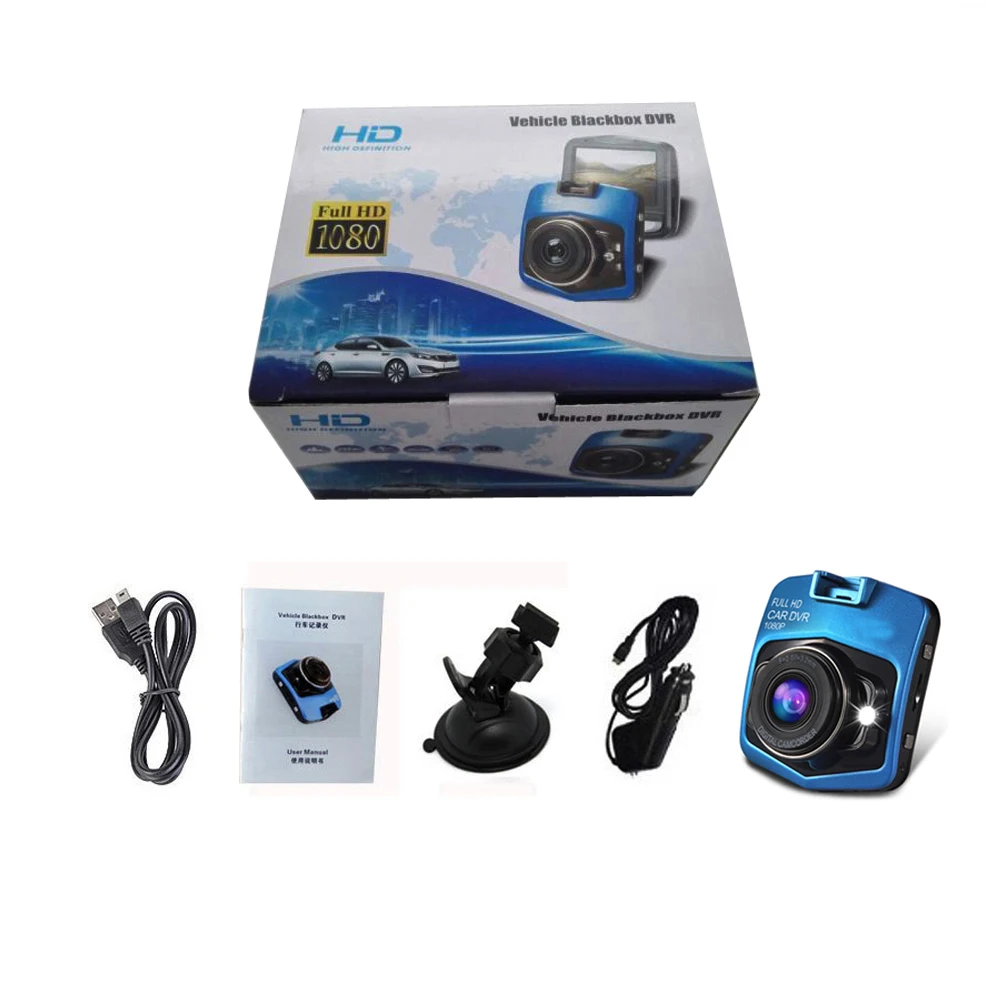 Семейный Автомобильный видеорегистратор GT300 камера видеокамера 1080P Full HD для