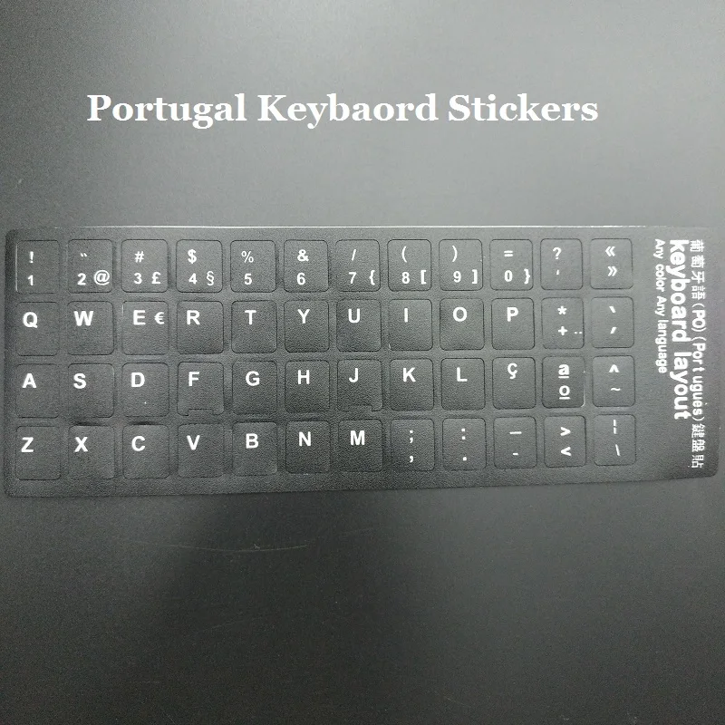100pcs PT Portugal Portuguese Keyboard Stickers For Macbook Air Pro 11 13 15 Laptop Cover Protector Sticker | Компьютеры и офис