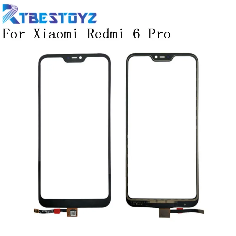 Сенсорная панель RTBESTOYZ 5 84 дюйма для Xiaomi Redmi 6 Pro сенсорный экран дигитайзер сенсор