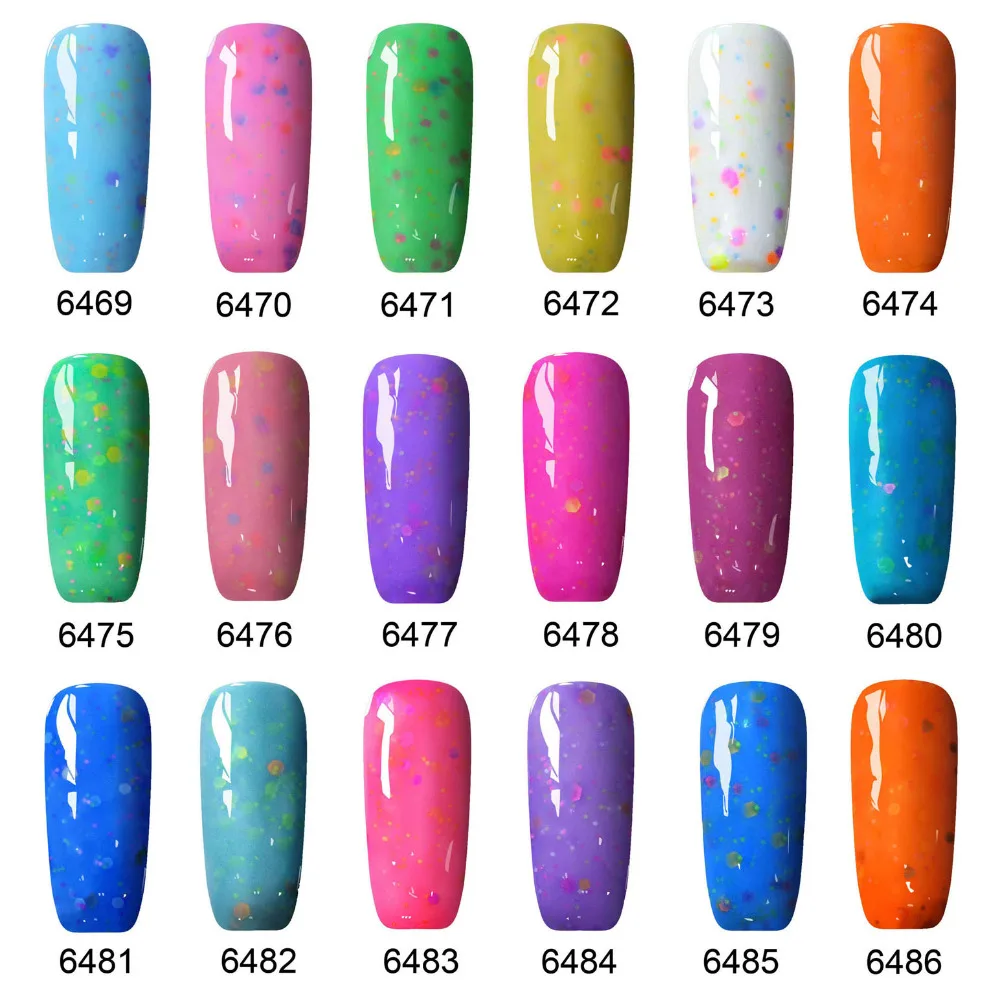 Сыр Конфеты 36 Цвета выдерживает с Светодиодных УФ Гель Лак Для Ногтей GelPolish 15ml B 6469