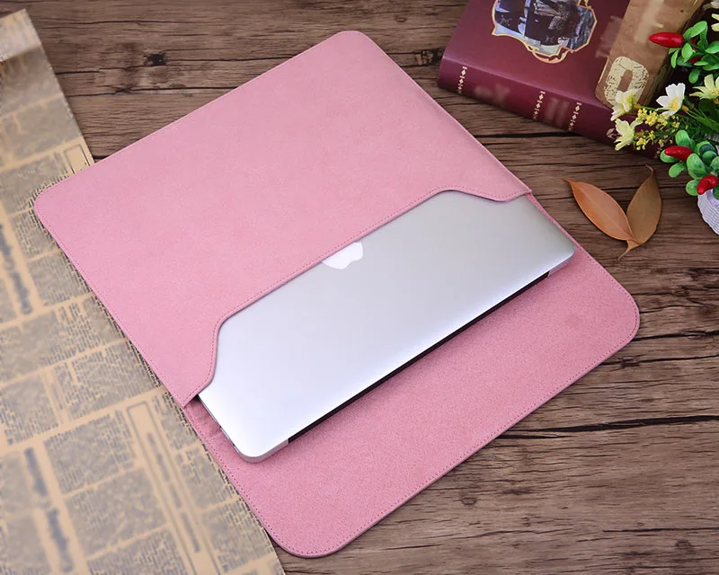 Матовая сумка для ноутбука из искусственной кожи с магнитной пряжкой для Xiaomi Macbook Pro 13 Чехол Air 11 12 retina Новинка 15 чехол для мужчин и женщин