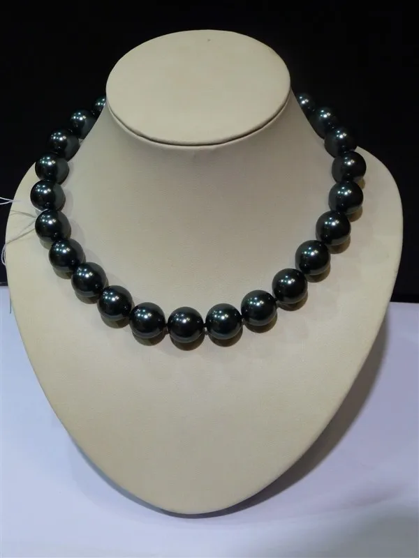 Бутик модной одежды леди 16 ММ КОРИЧНЕВЫЕ БУСИНЫ ОЖЕРЕЛЬЯ перлы раковины |