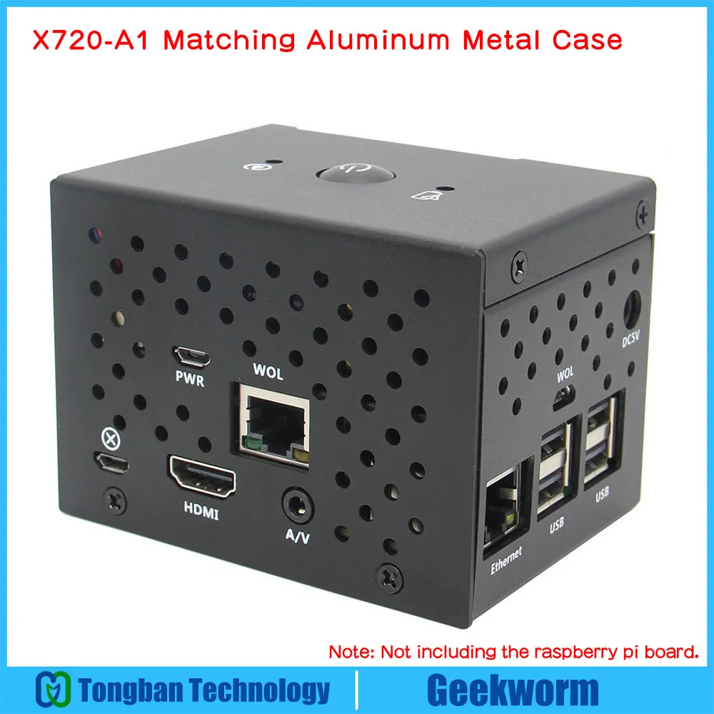 Raspberry Pi X720 Комплект алюминиевых чехлов для управления питанием A1 металлический