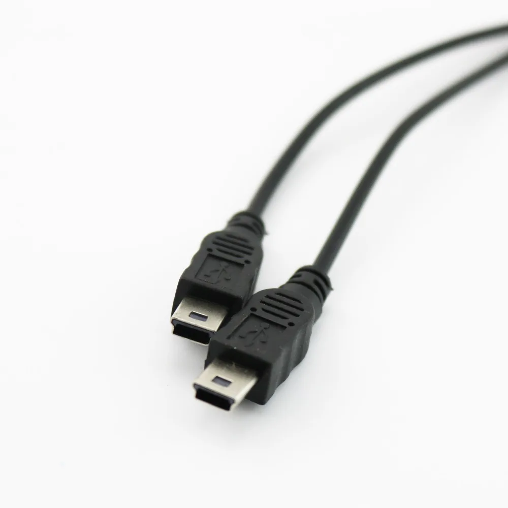 1 шт. Mini USB 2 0 Женский двойной 2x сплиттер папа Y удлинитель зарядное устройство