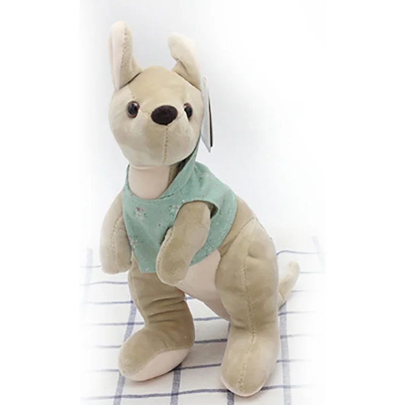 Dressing Kangaroo Plush Toy 25 cm Dolls For Children High Quality Soft Cotton Baby Brinquedos Animals Gift | Игрушки и хобби