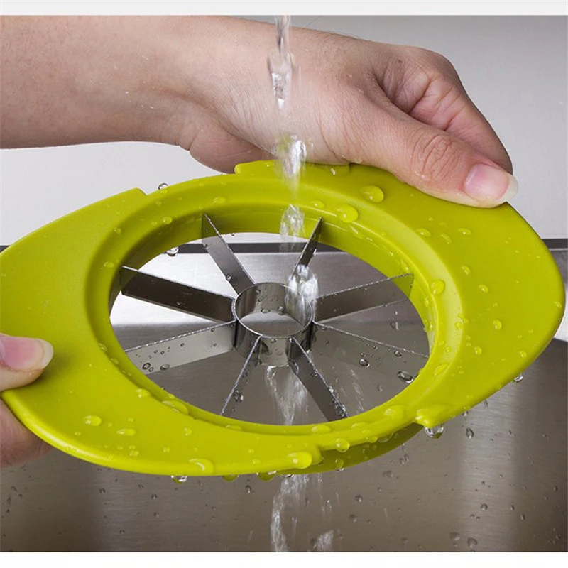 3 шт. автомат для резки яблока нож томатный манго разделители нарезанных коронков