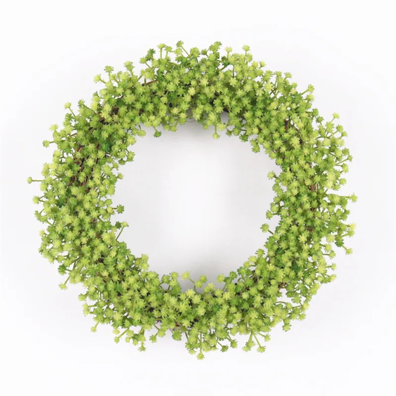 DIY 30 см Европейский Искусственный Лаванда растение ротанга венок гирлянда Свадебная вечеринка дверь порог декор домашнего окна цветы подарок