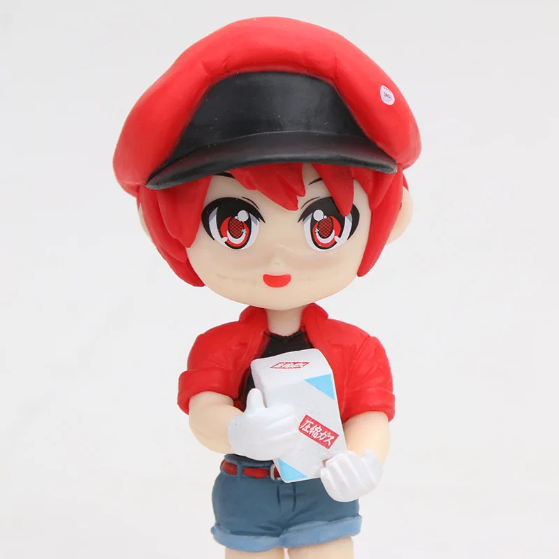 Hataraku Saibou 3 шт./компл. фигурки 1/10 масштаб окрашенная фигурка красная кровяная клетка белая кровяная клетка ПВХ фигурка игрушки