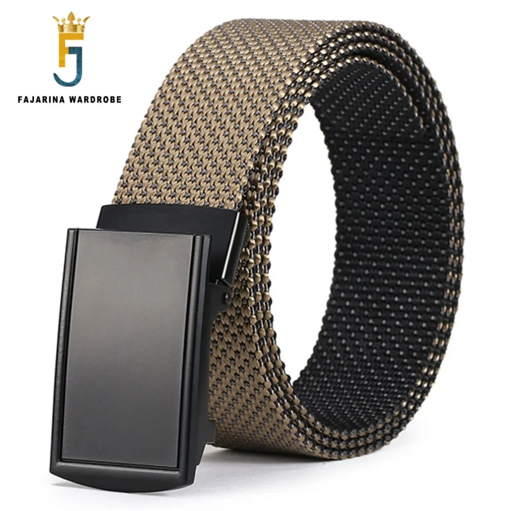 Мужские и женские холщовые ремни FAJARINA полностью подходящие мужские с