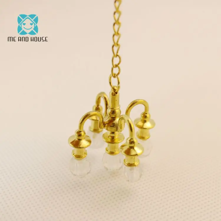 1:12 Кукольный Миниатюрный лампа дом мини аксессуары Droplight не может свет