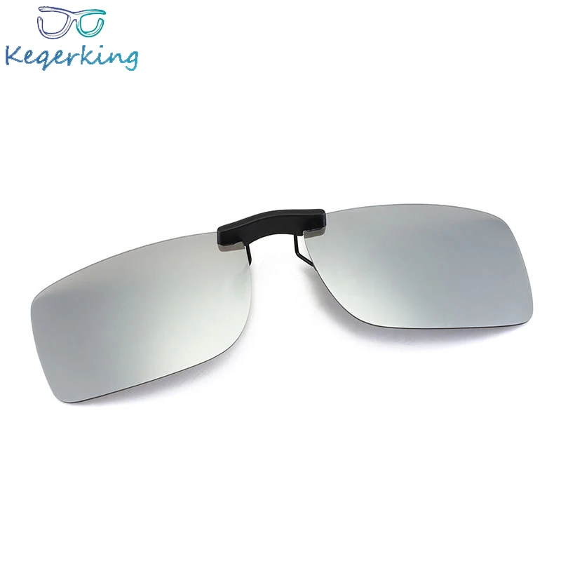 Поляризованные солнцезащитные очки с зажимом желтые ночного видения унисекс