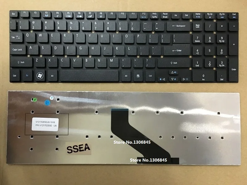 SSEA New US Keyboard For Acer Aspire V3-551 V3-571 V3-571G V3-731 V3-771 V3-771G Laptop Keyboard Without Frame