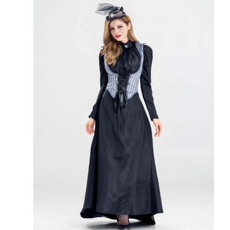 Женский костюм вампира на Хэллоуин карнавальный Рождество маскарадный для