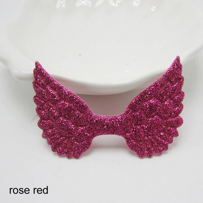 rose red Одежда для шитья ткани художественные ремесла швейные детские заколки для волос 10 шт. DIY ремесленные принадлежности ювелирные аксессуары DIY материалы ручной работы - Цвет: rose red