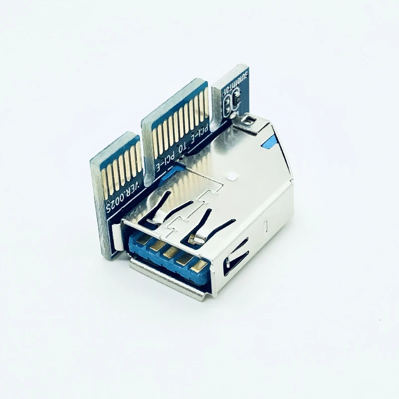Плата расширения H1111Z PCI Express E Райзер PCIE X1 на X4 карта Райзера SATA Power 30 см