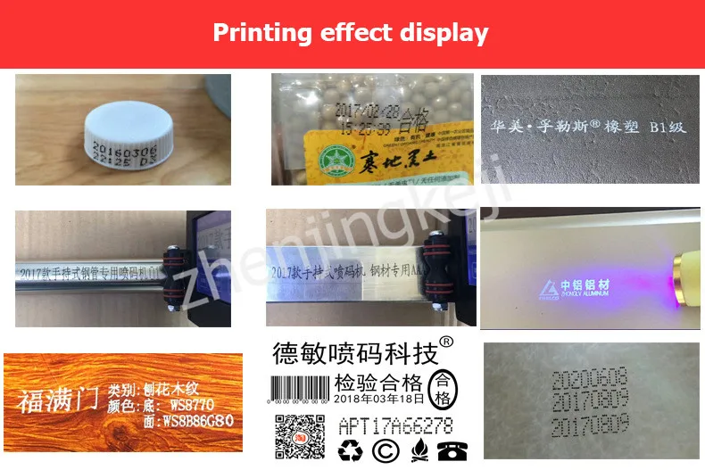 Handheld Intelligent Inkjet Printer Small Machine Product Date Food Packaging Code Machine Two-way Printing HD Sweep Spray Gun