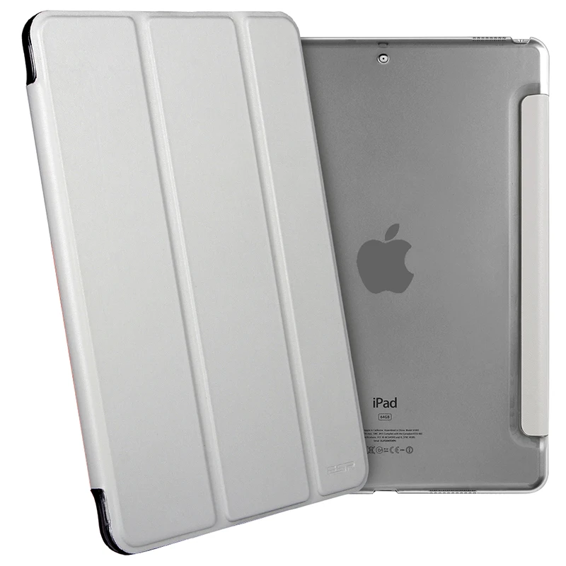Чехол для iPad Pro 10,5 дюймов, ESR Yippee, цветной, из искусственной кожи, прозрачный, сверхтонкий, легкий светильник, трехслойный, умный чехол