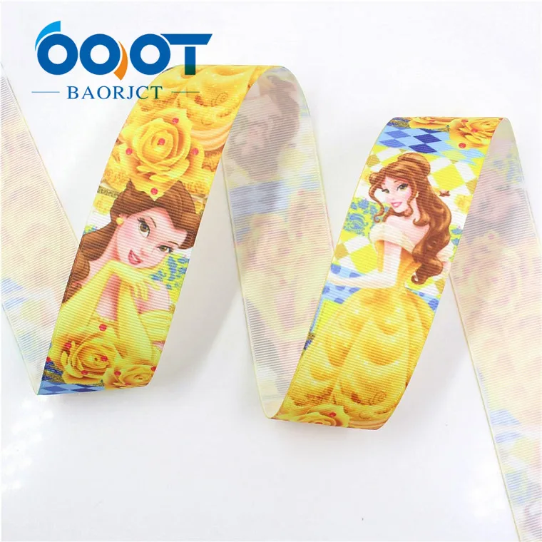 I-19518-1280 OOOT BAORJCT I-19518-1274, 38 мм 10 ярдов мультфильм термотрансферные печатные корсажные ленты, ленты ремесла, лук колпачок DIY аксессуары - Цвет: I-19518-1280