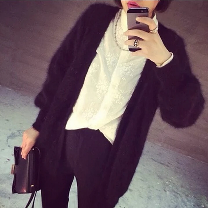 Real Mink Cashmere Fur Coat Luxury Warm Thick Factory Outlet Jacket Natural Genuine Overcoat DFP855 | Женская одежда