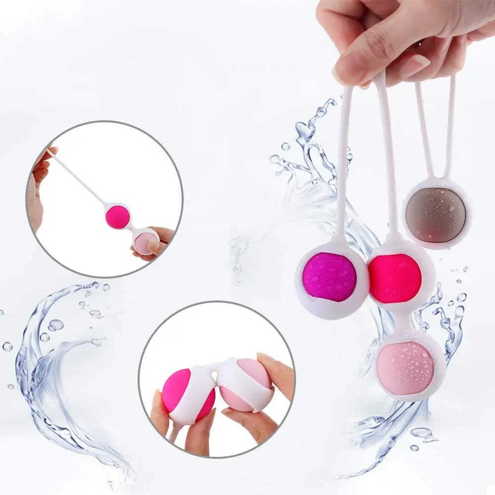 Силиконовые Кегеля сужающаяся вагинальные шарики для ануса или вагинальная