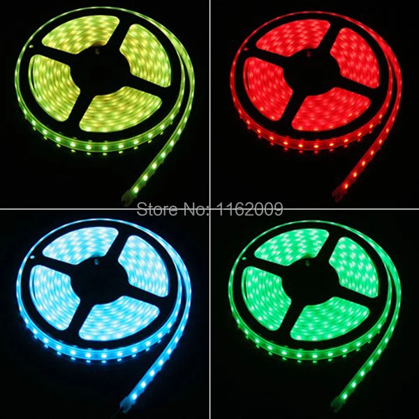 Водонепроницаемая силиконовая Светодиодная лента для бассейна ванной 5 м 300