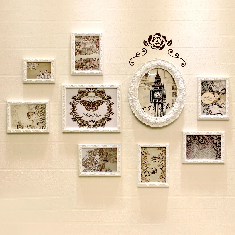 Креативная настенная фоторамка для картин Современная Минималистичная набор