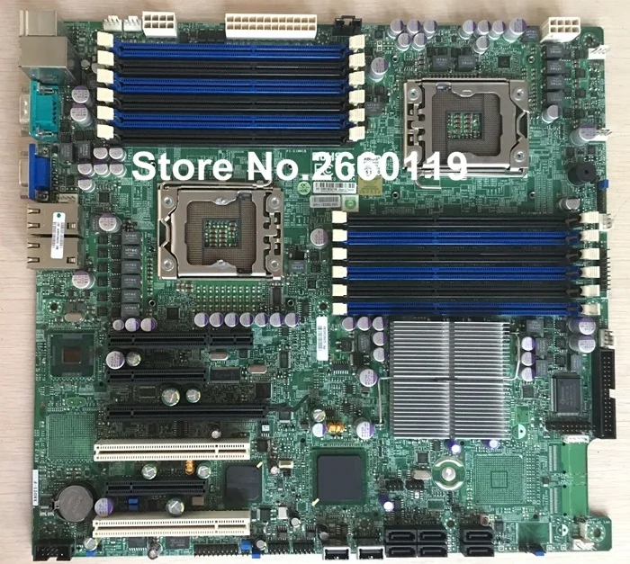 Для X8DTI F X58 LGA1366 Серверная материнская плата полностью