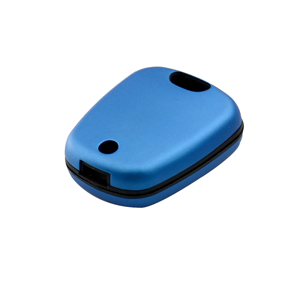 OkeyTech для peugeot Key Shell 2 кнопки Uncut пустой Клинок Синий чехол Корпус Замена Fob 106 205 206