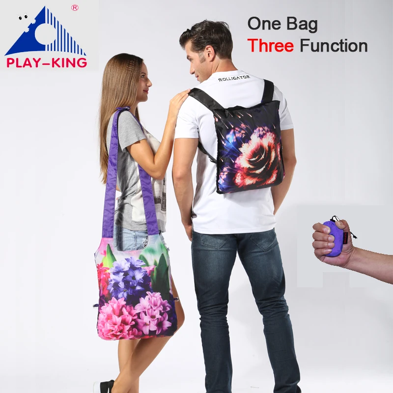 

Portable Travel Bag Waterproof Backpack Women Bag Backpack Folding Printing Unisex Ultralight Bag Nylon Traveling In Bag